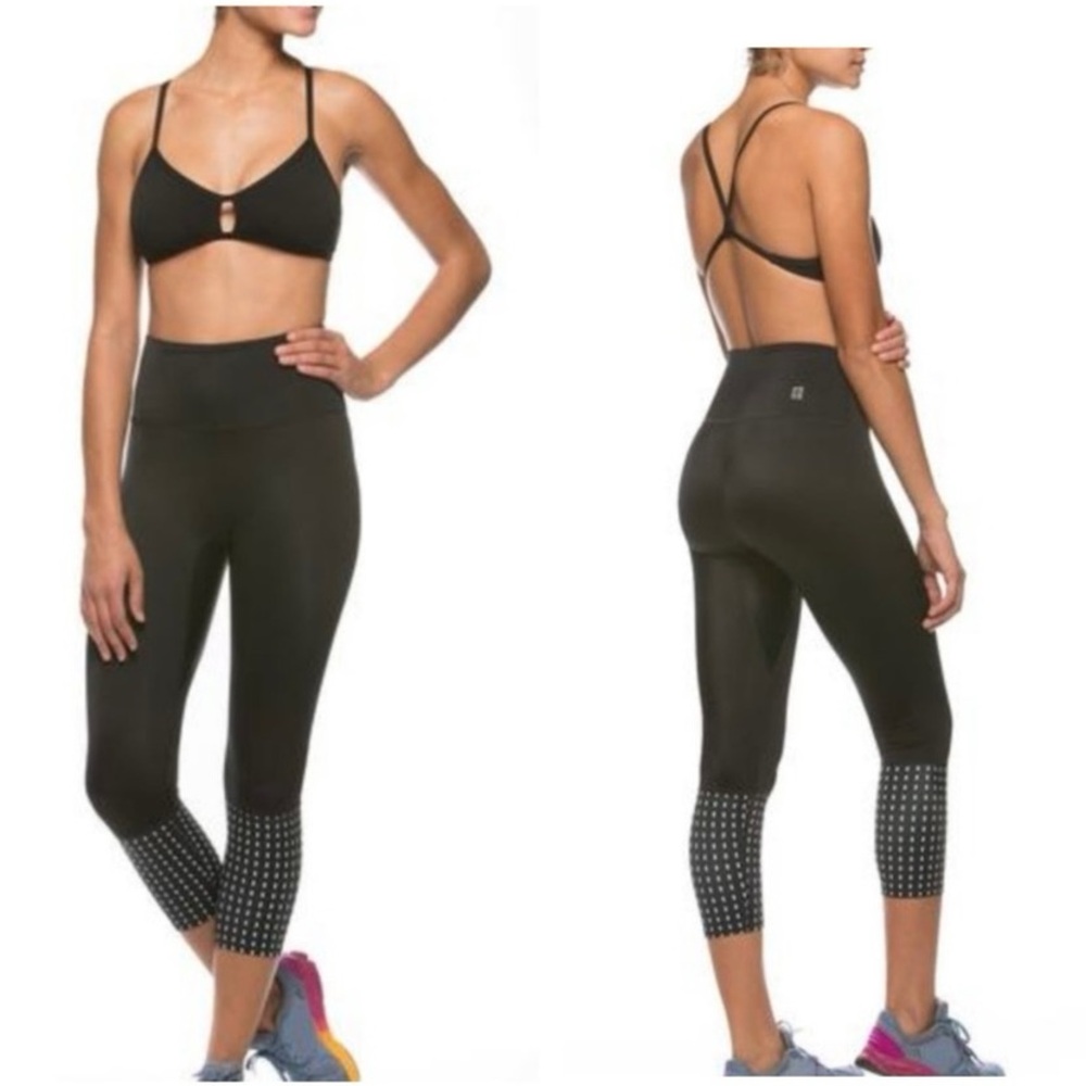 Jolyn Martin Training Black Leggings Size Large